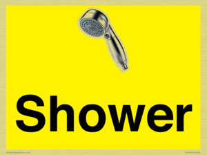 Shower Dementia Friendly Yellow 